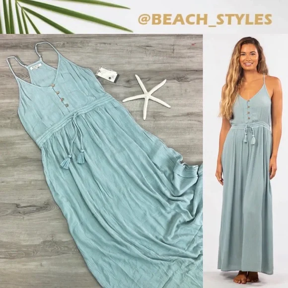 rip curl classic surf maxi dress Rip Curl Premium Surf Maxi Dress in White, available in size 2XS for Female, Adult